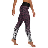 Premium Yoga Leggings - Leopard Purple Chakra - EnvivaCor 